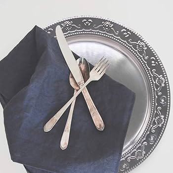 Amazon.co.jp: 13インチステンレススチールチャージャープレート